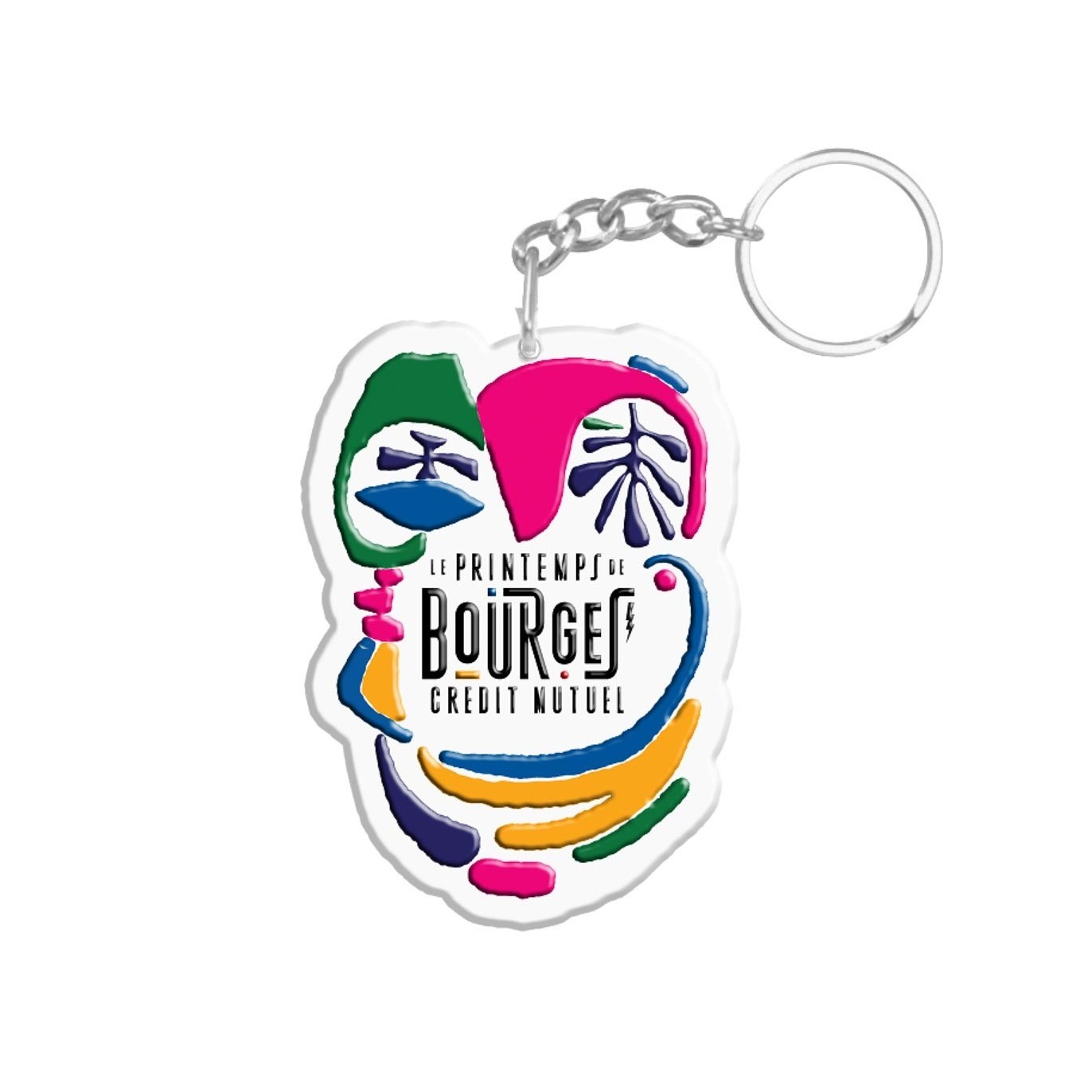 Porte-clés affiche Printemps de Bourges 2019