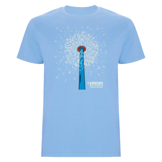 T-shirt BLEU Pissenlit