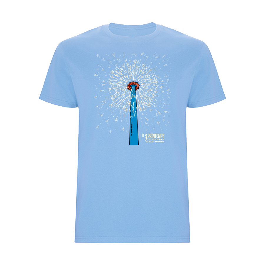 T-shirt BLEU Pissenlit