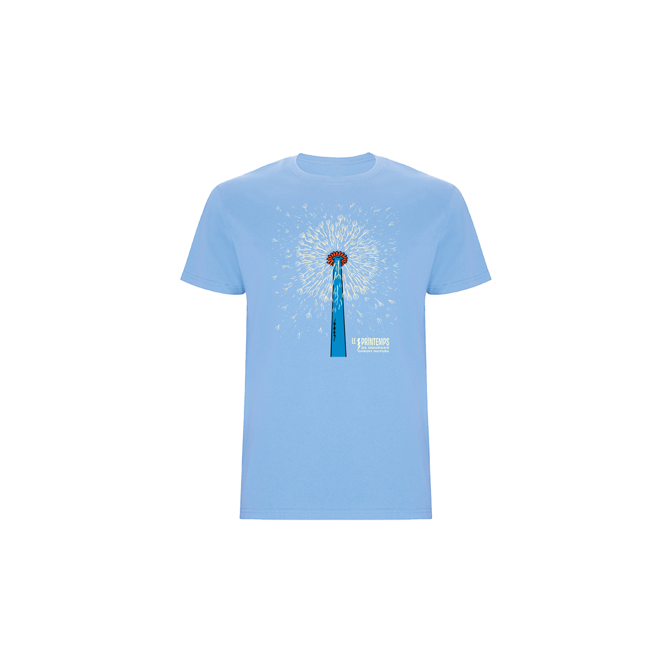 T-shirt BLEU Pissenlit