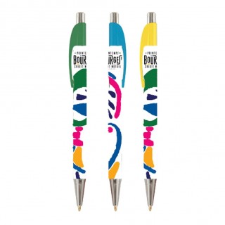 Stylo avec clip de couleur Printemps de Bourges 2019